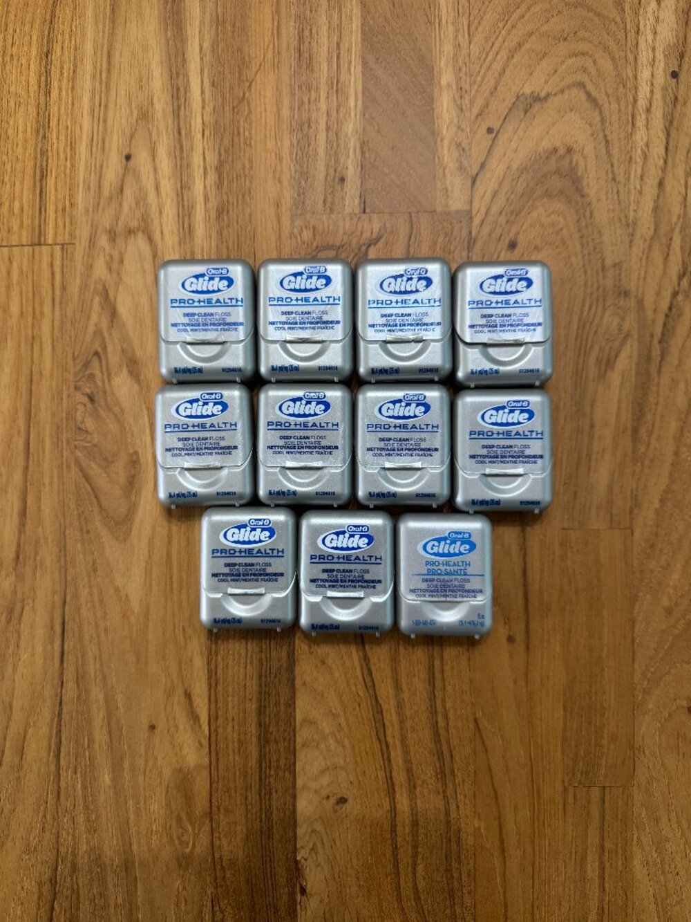 Oral-B Glide Pro-Health Deep Clean Floss - Cool Mint - Lot of 11